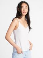 Old Navy Womens First-layer Rib-knit Cami Tank For Women Cream Size Xl