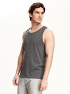 Old Navy Heathered Tank For Men - Heather Grey