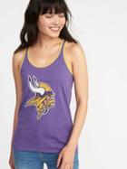 Old Navy Womens Nfl Retro-team Racerback Tank For Women Vikings Size M