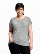 Old Navy Dolman Sleeve Plus - Heather Grey