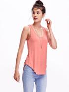 Old Navy Relaxed Jersey Tank For Women - Pretty Peachy