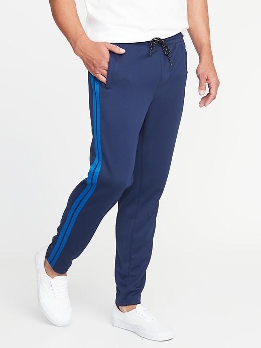 Old Navy Mens Go Dry Track Pants For Men Navy Blue Size M