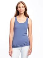 Old Navy First Layer Fitted Tank For Women - Cowboy Blue