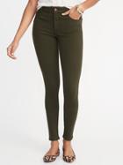 Old Navy Womens Mid-rise Rockstar 24/7 Pop-color Super Skinny Jeans Royal Pine Size 18