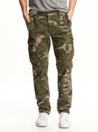 Old Navy Heavy Twill Cargo Pants For Men - Army Camo