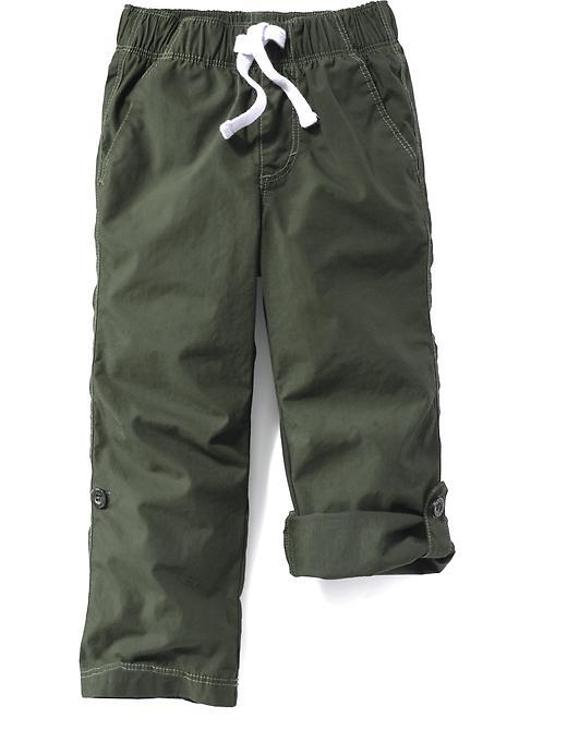 Old Navy Poplin Drawstring Pants - Grazing Grasses