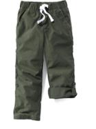 Old Navy Poplin Drawstring Pants - Grazing Grasses