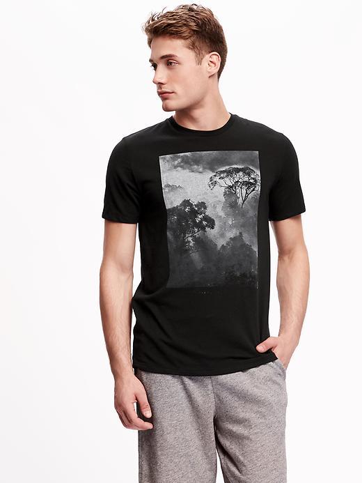 Old Navy Jungle Graphic Tee For Men - Blackjack