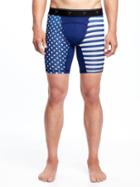 Old Navy Go Dry Base Layer Shorts For Men - Stars/stripes