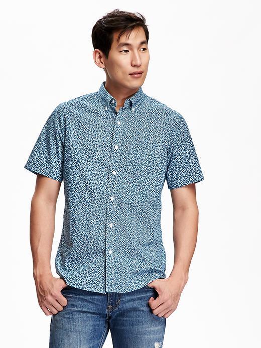 Old Navy Short Sleeve Slim Fit Shirt Size Xxl Big - Tealspin