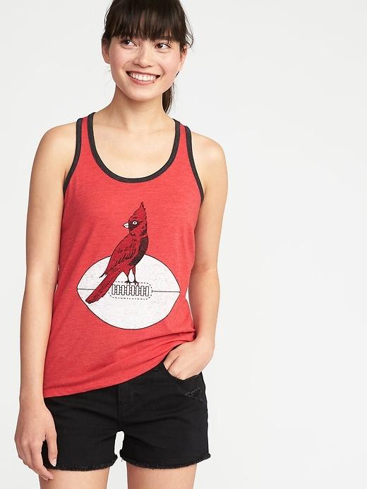 Old Navy Womens Nfl Retro-team Racerback Tank For Women Cardinals Size Xs