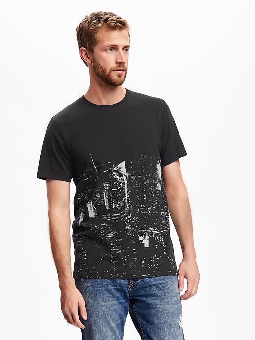 Old Navy Explorer Graphic Tee For Men - Blackjack