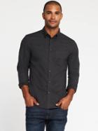 Old Navy Slim Fit Built In Flex Oxford Shirt For Men - Panther