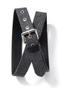Old Navy Patterned Tweed Belt For Men - Houndstooth