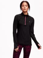 Old Navy 1/4 Zip Raglan Pullover - Embossed