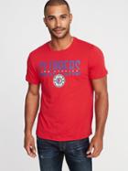 Old Navy Mens Nba Team Graphic Tee For Men Clippers Size M