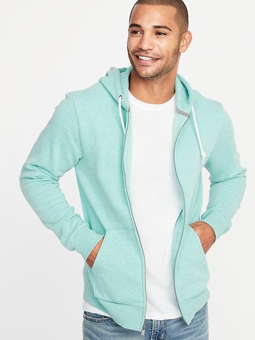 Relaxed Classic Zip Hoodie For Men