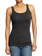 Old Navy Womens Jersey Stretch Tamis - Heather Charcoal