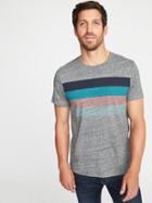 Old Navy Mens Soft-washed Perfect-fit Crew-neck Tee For Men Dark Heather Gray Size Xl