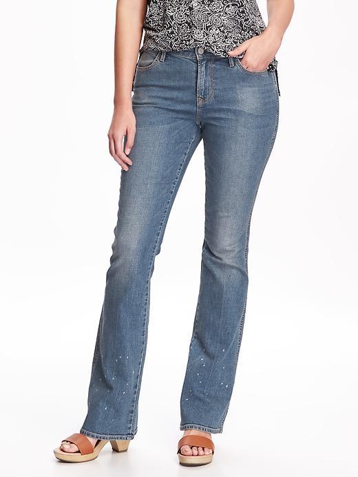 Old Navy Mid Rise Slim Flare Jeans For Women - Little River