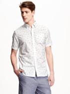 Old Navy Slim Fit Summer Weight Oxford Shirt For Men - Reef Encounter