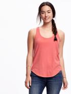Old Navy Relaxed Racerback Tank For Women - Apple Guava