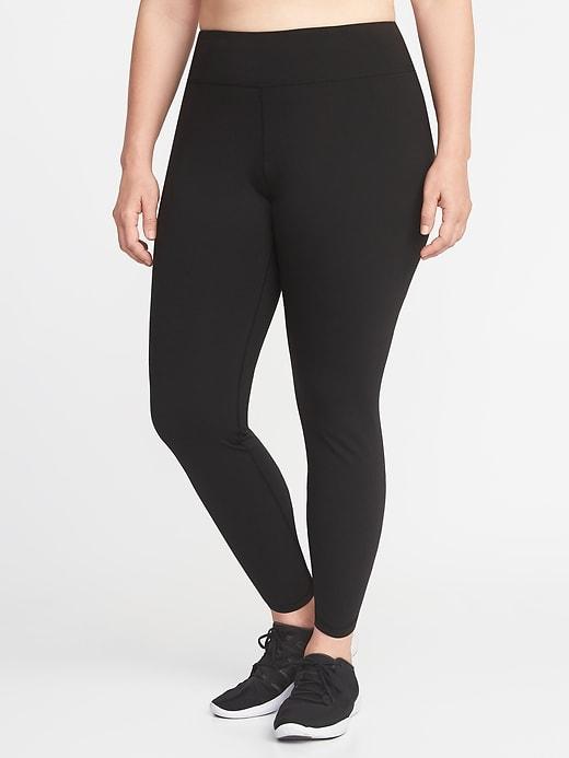 Old Navy Womens High-rise Compression Plus-size Leggings Blackjack Size 1x