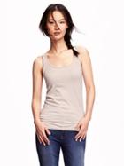 Old Navy Womens First-layer Fitted Tank For Women Line In The Sand Size S