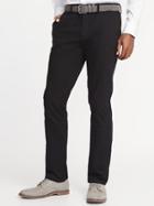Old Navy Mens Slim Built-in Flex Non-iron Ultimate Pants For Men Black Size 34w