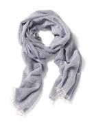 Old Navy Striped Raw Edge Scarf For Women - Cool Stripe