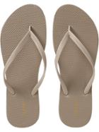 Old Navy Womens Classic Flip Flops - Fossilized