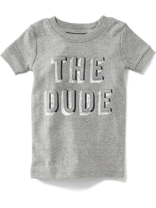Old Navy Graphic Print Sleep Tee - Heather Grey