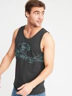 Graphic Soft-washed Tank For Men