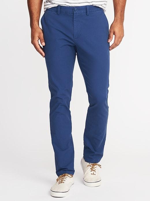 Old Navy Mens Slim Ultimate Built-in Flex Ripstop Pants For Men Indigo Reef Size 30w