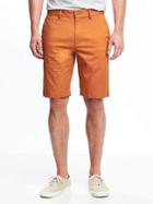 Old Navy Slim Built In Flex Ultimate Khaki Shorts For Men 10 - Gingerade