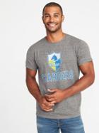 Old Navy Mens Nfl Team Crew-neck Tee For Men Chargers Size S