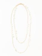 Old Navy Layered Pearl Necklace For Women - Ivory