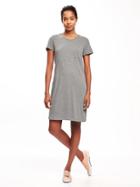 Old Navy Womens Jersey Tee Dress For Women Heather Gray Size S
