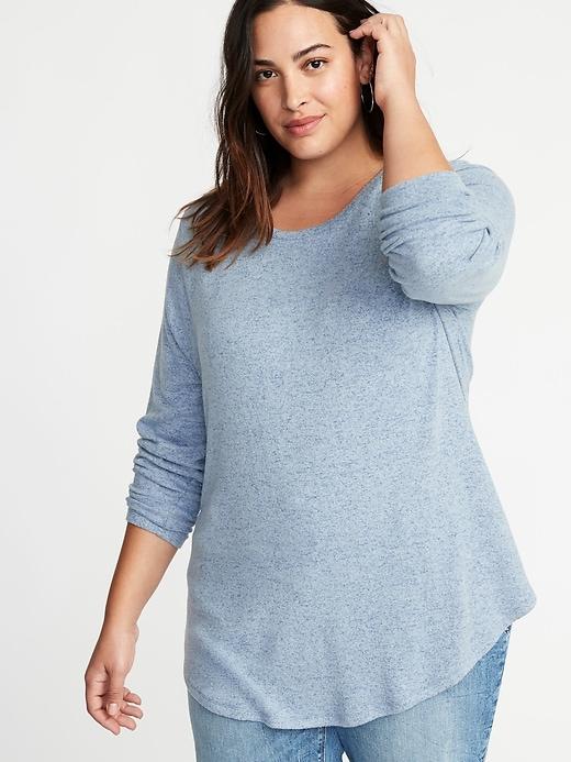 Old Navy Womens Relaxed Plus-size Plush-knit Tunic Watershed Size 2x