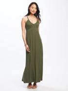 Old Navy Empire Waist Maxi Dress For Women - Hunter Pines
