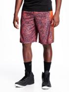 Old Navy Go Dry Basketball Shorts For Men 12 - Dark Red
