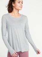 Relaxed Lightweight Fly-away Performance Top For Women