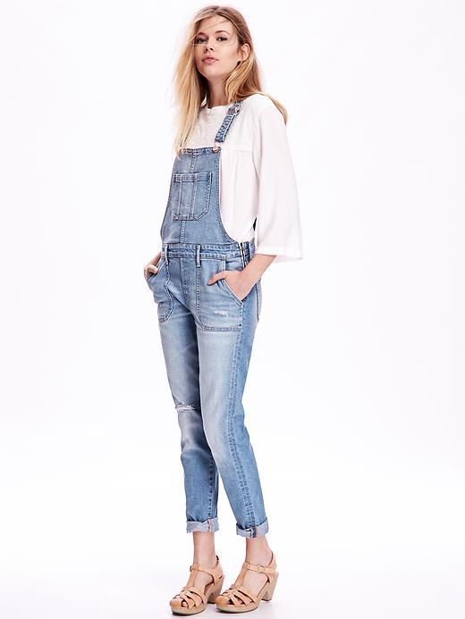Old Navy Skinny Denim Overalls - Eureka
