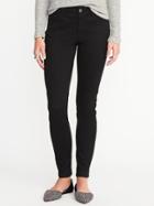 Old Navy Womens Mid-rise Rockstar Sateen Jeans For Women Black Size 12
