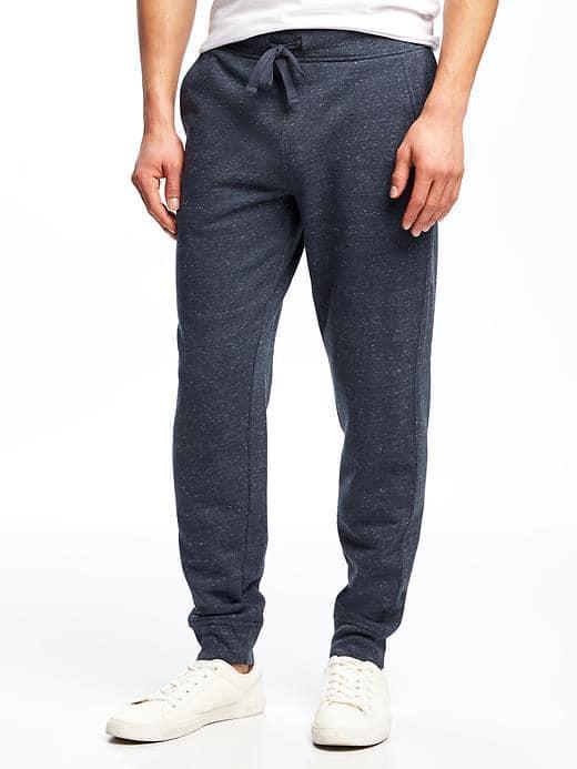 Old Navy Fleece Tapered Leg Sweatpants For Men - Ink Blue