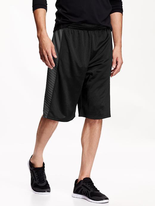 Old Navy Mens Contrast Panel Shorts Size Xxxl Big - Black