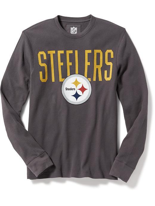 Old Navy Nfl Waffle Knit Tee For Men - Steelers