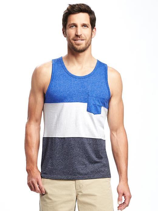 Old Navy Color Blocked Tank For Men - The Cerulean Life