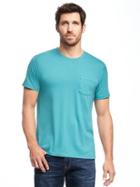 Old Navy Soft Washed Crew Neck Pocket Tee For Men - Nassau Waters