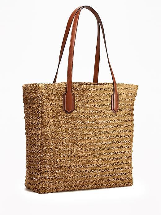 Old Navy Straw Tote For Women - Tan